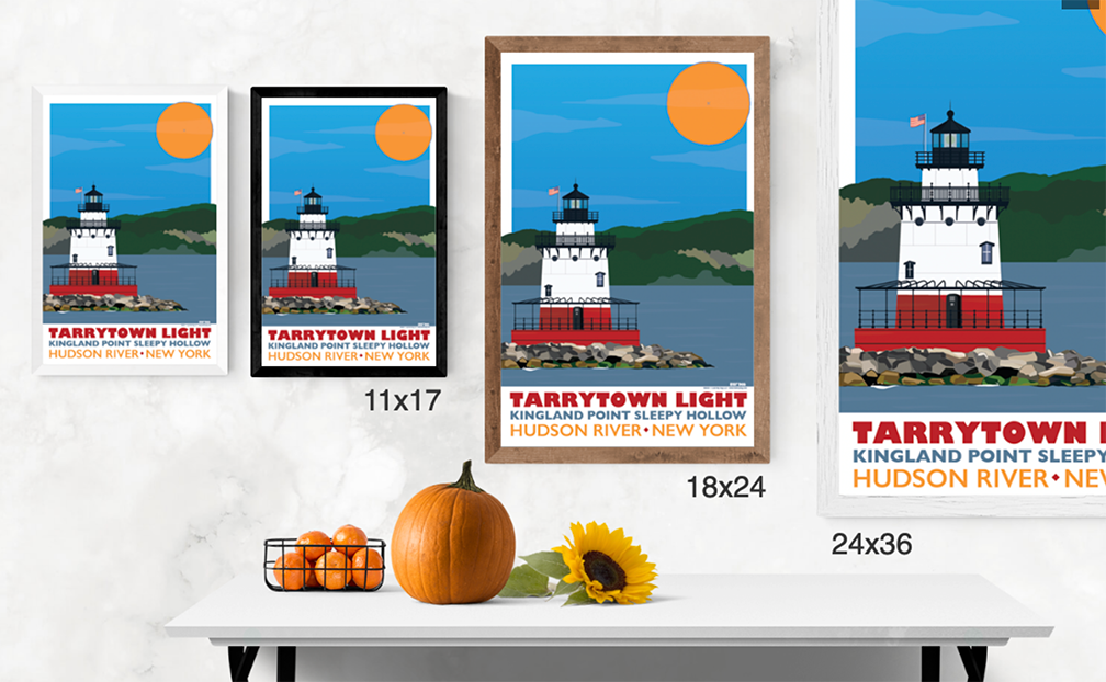 Tarrytown Lighthouse Illustration