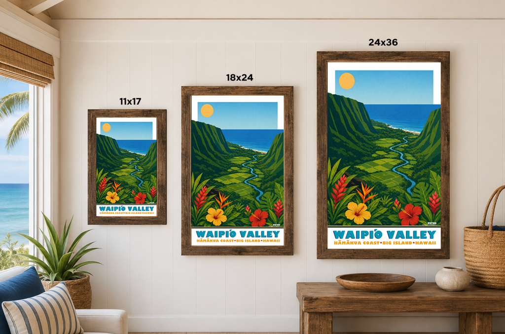 Waipi'o Lookout, Big Island Hawaii – LOST DOG Art & Frame