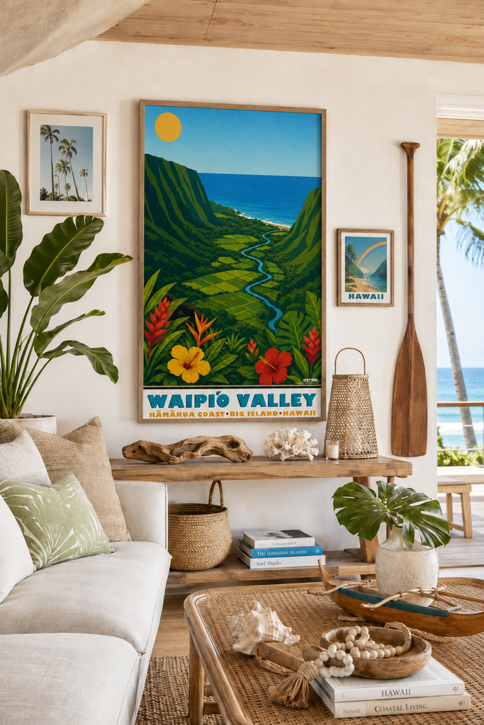 Waipi'o Lookout, Big Island Hawaii – LOST DOG Art & Frame