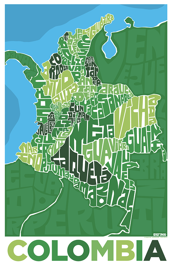 Colombia Type Map