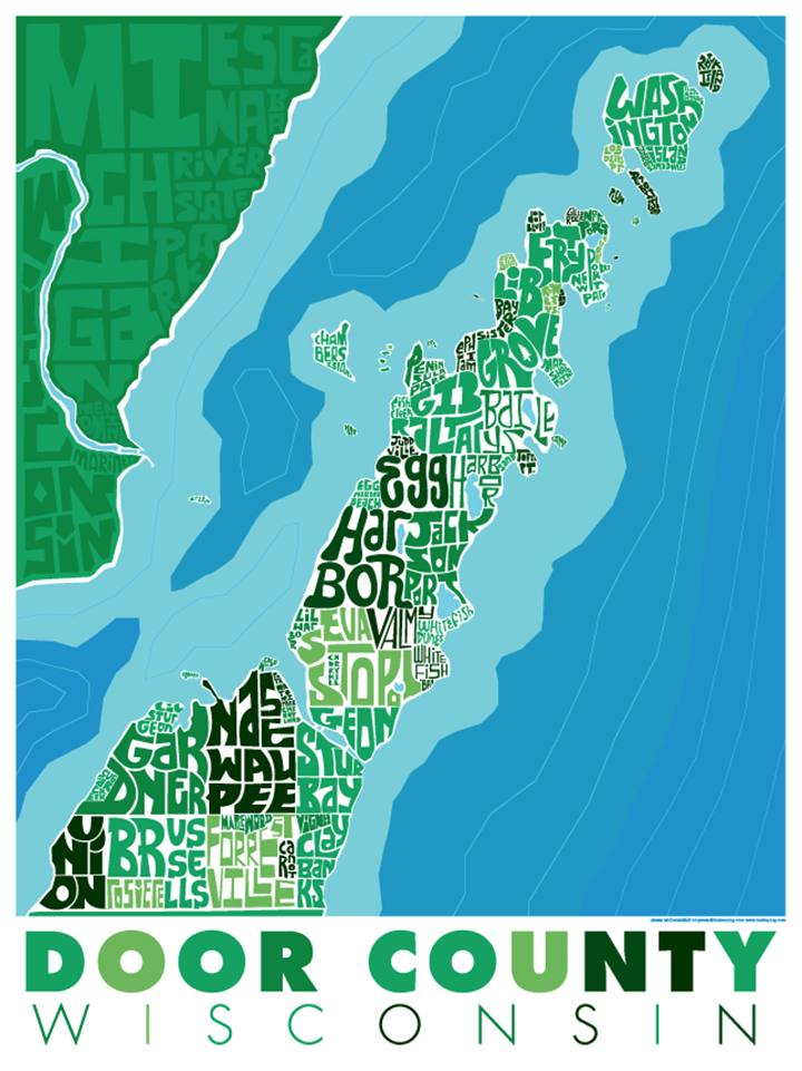 Door County, WI Type Map