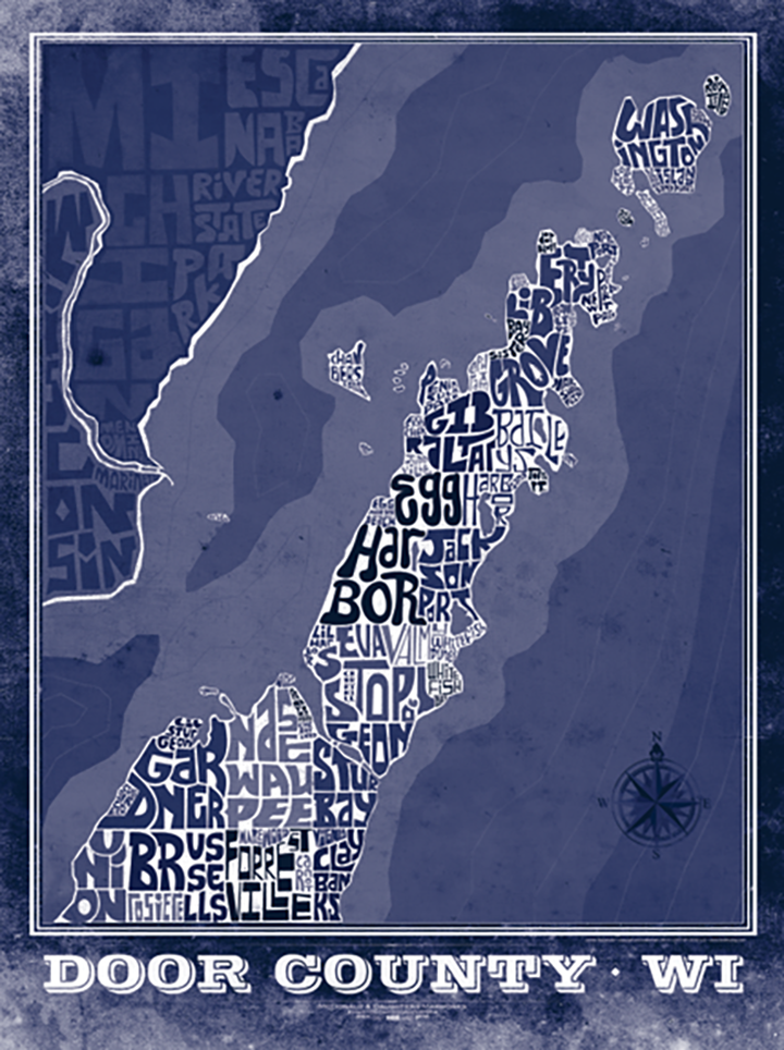 Door County, WI Type Map