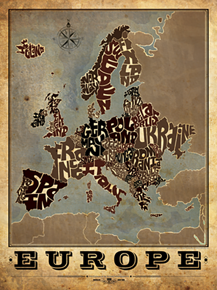 Europe Type Map