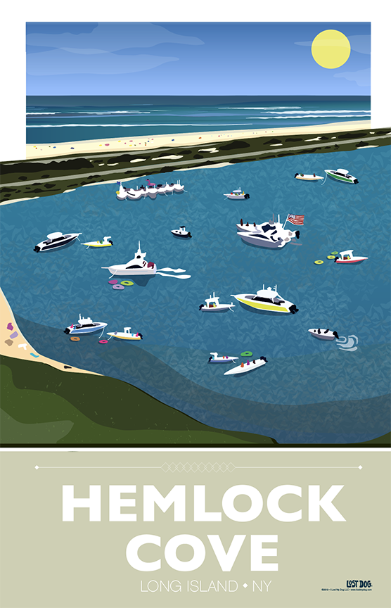 Hemlock Cove Illustration