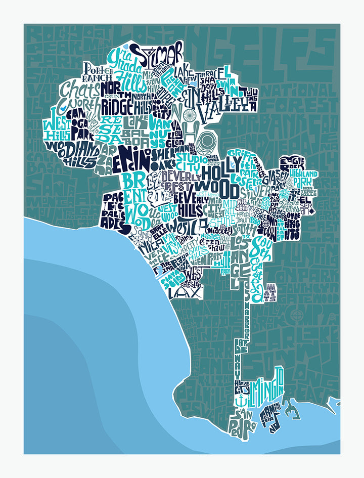 Los Angeles Neighborhood Type Map