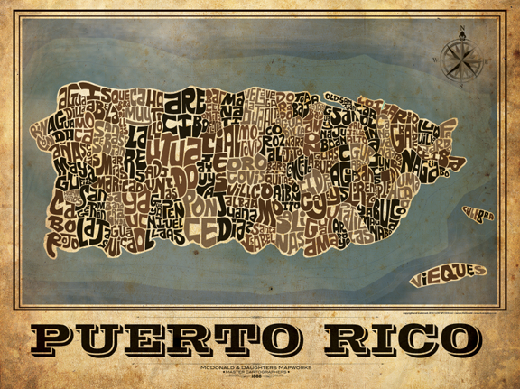 Puerto Rico Type Map