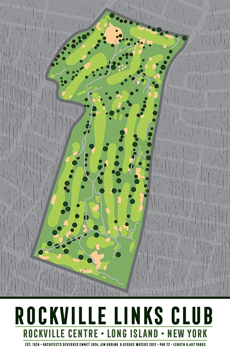 Rockville Links Club Golf Course Map