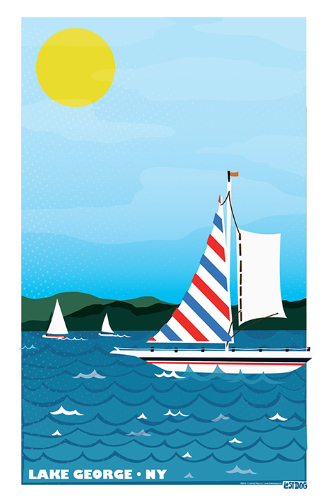 Sail Away Illustration