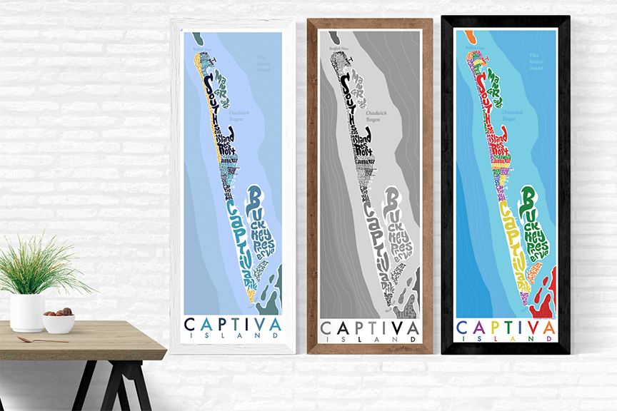Captiva Island, Florida Type Map