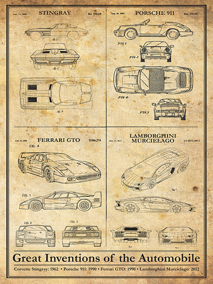 Car Inventions-Patent Art