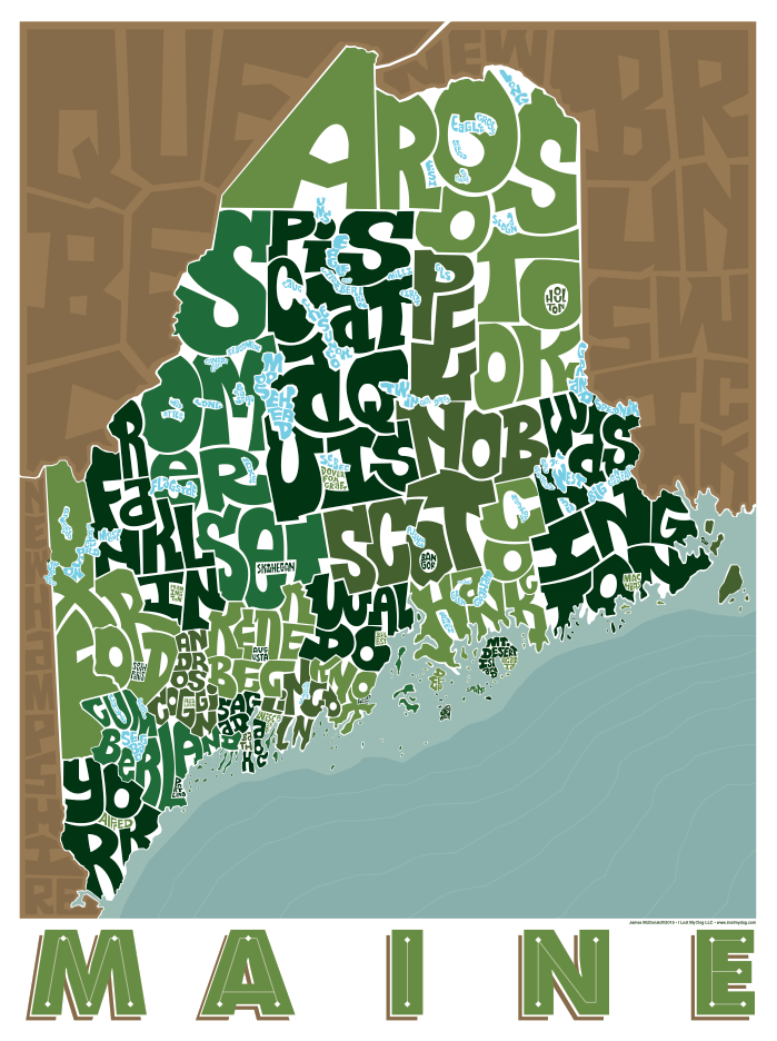 Maine Type Map