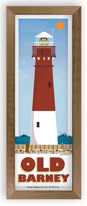 Barnegat Lighthouse Illustration
