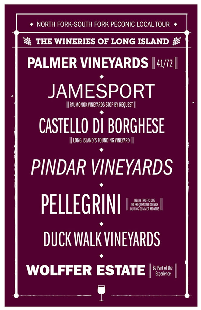 Long Island Winery Poster