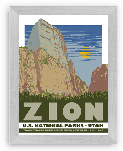 ZION National Park Poster