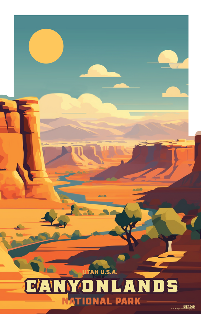 Canyonlands National Park Illustration