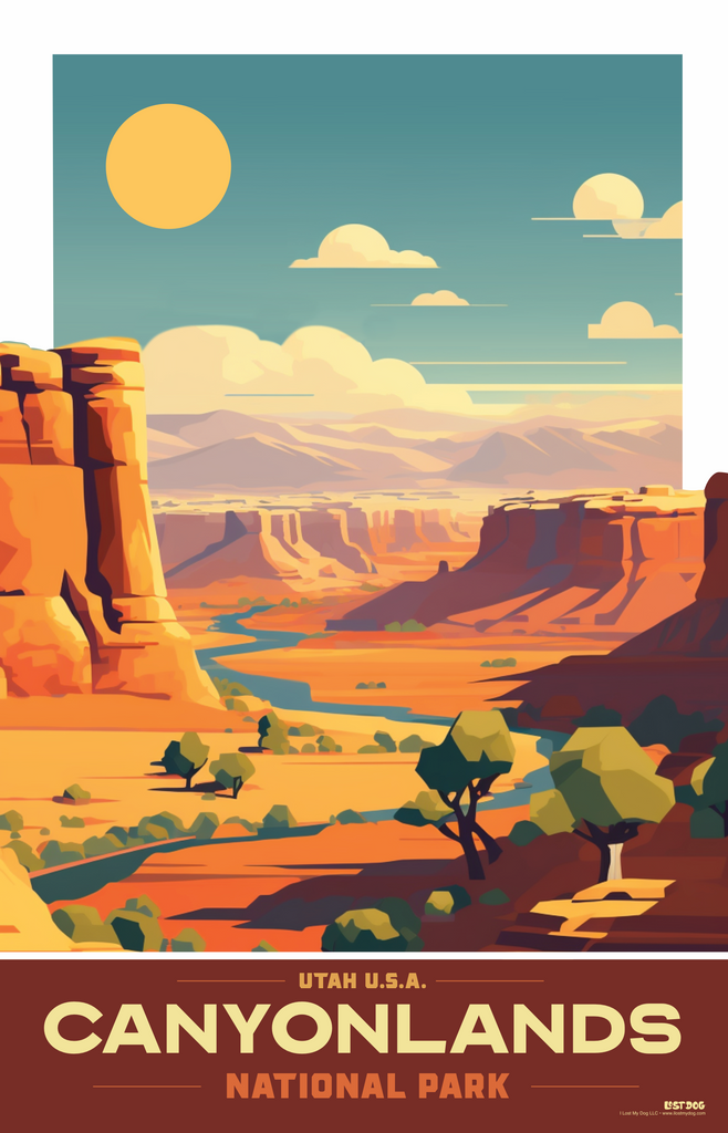 Canyonlands National Park Illustration