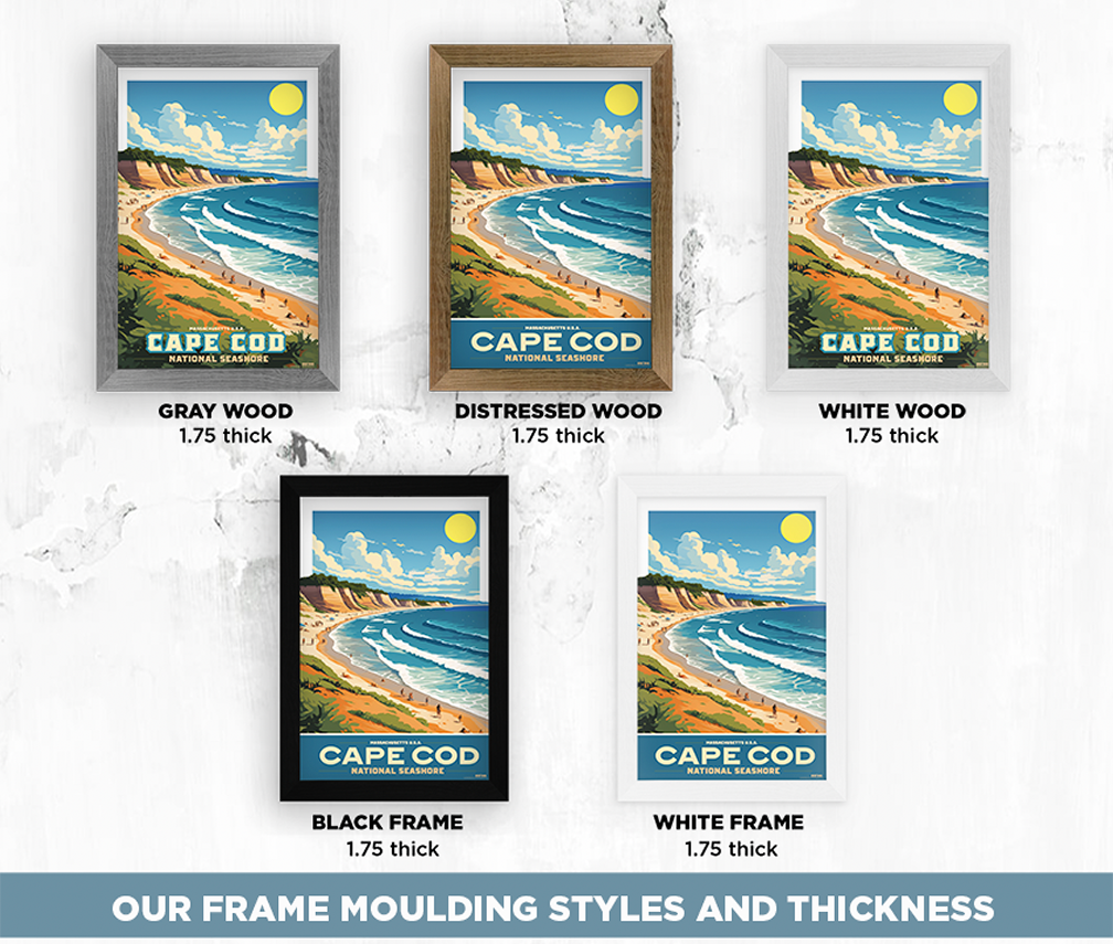 Cape Cod National Seashore Cliffs Illustration