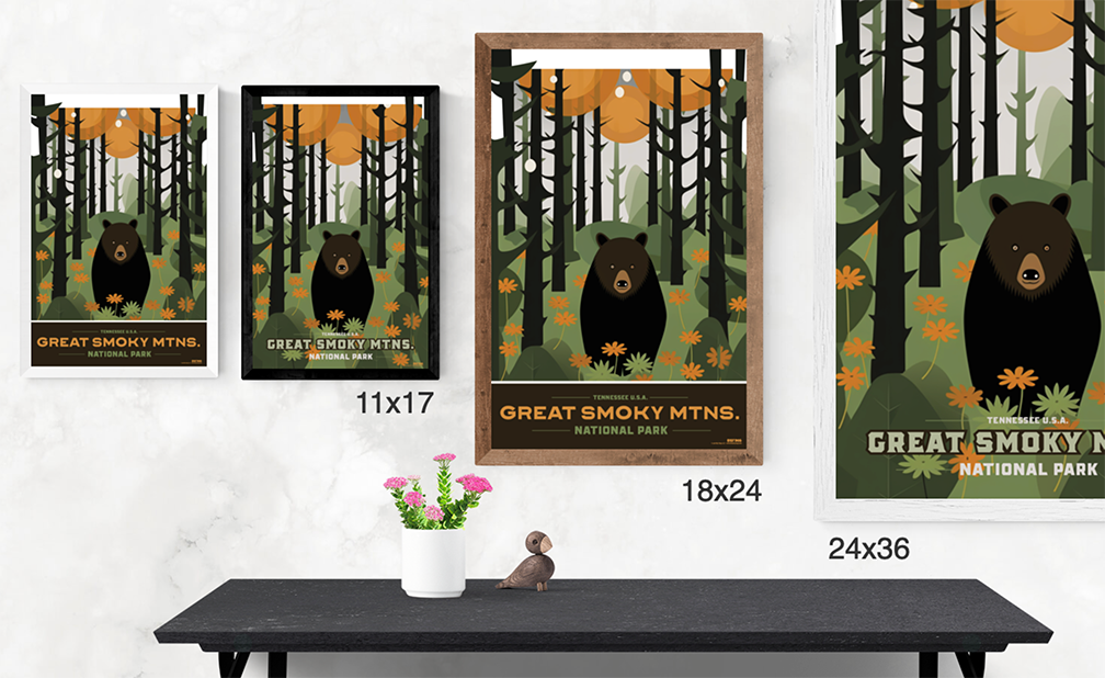 Great Smoky Mountains National Park Illustration