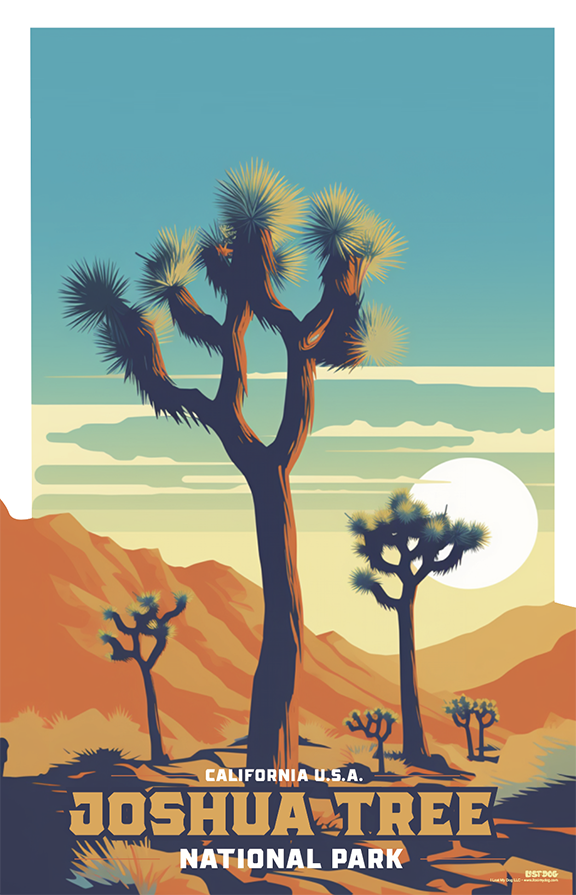 Joshua Tree National Park Illustration