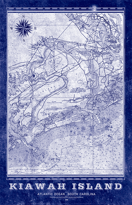 Kiawah Island, South Carolina Nautical Chart