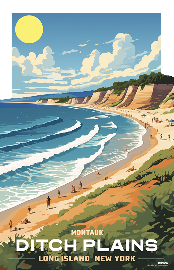 Montauk Dunes Illustration