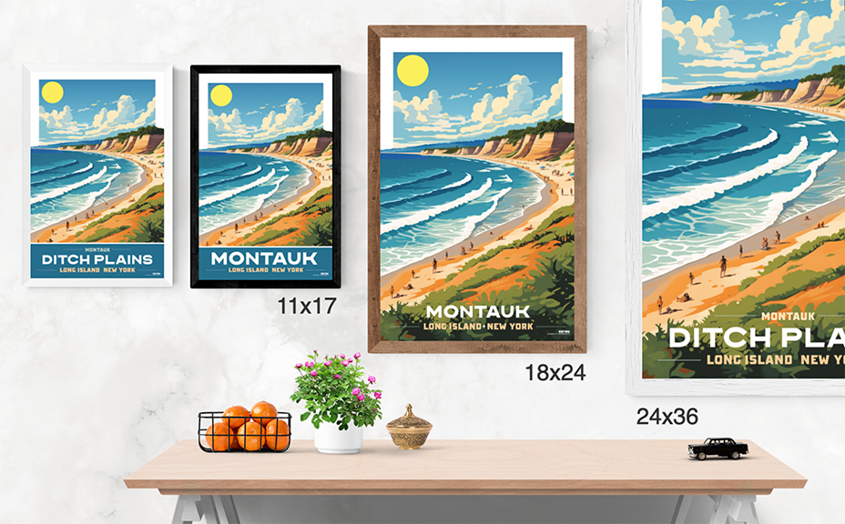 Montauk Dunes Illustration