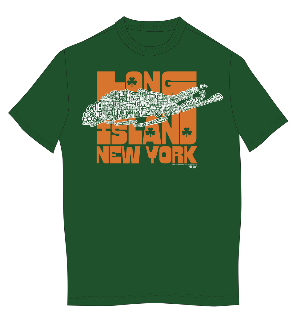 Copy of Long Island Type Map T-Shirt Vol 2