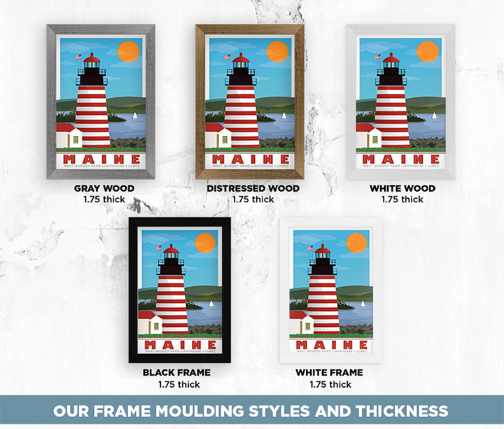 West Quoddy Lighthouse Illustration