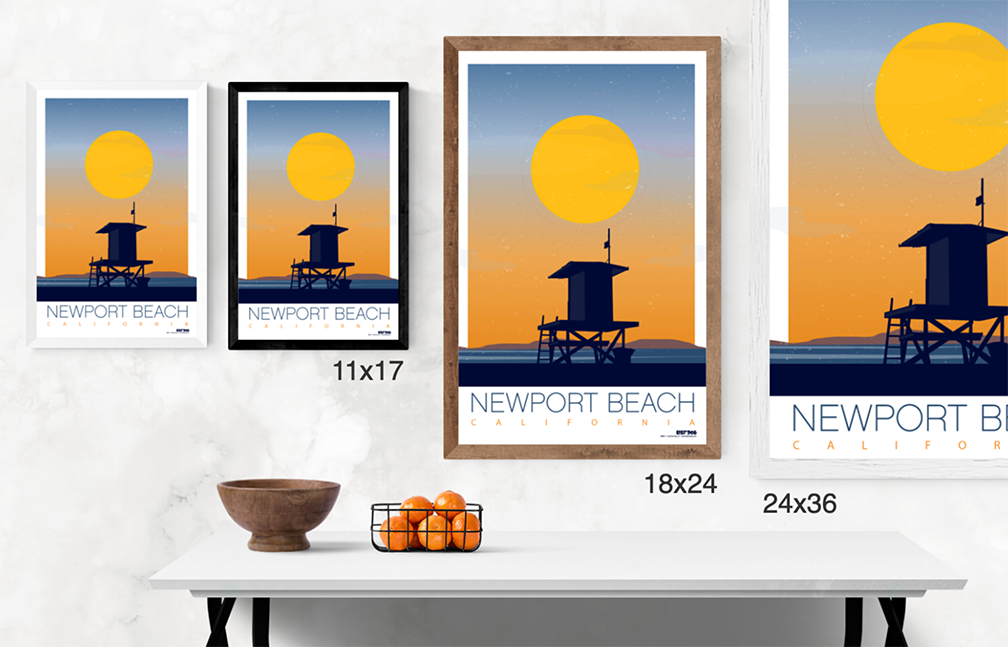Newport Beach at Sunset
