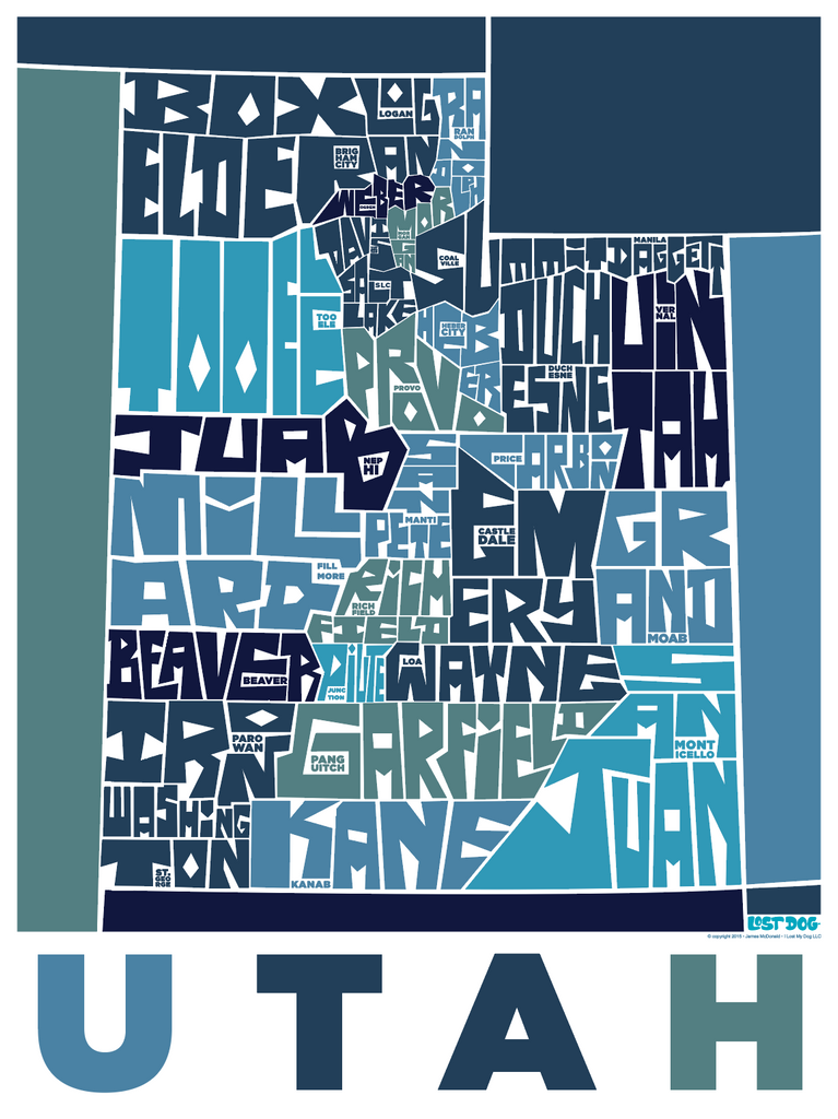 Utah Type Map