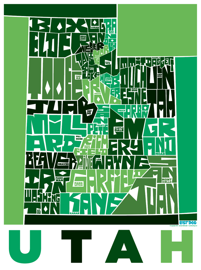 Utah Type Map