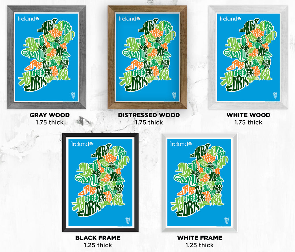 Long Island Towns Typography Map