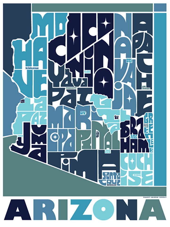 Arizona State Type Map