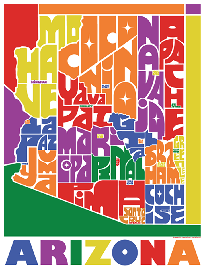 Arizona State Type Map