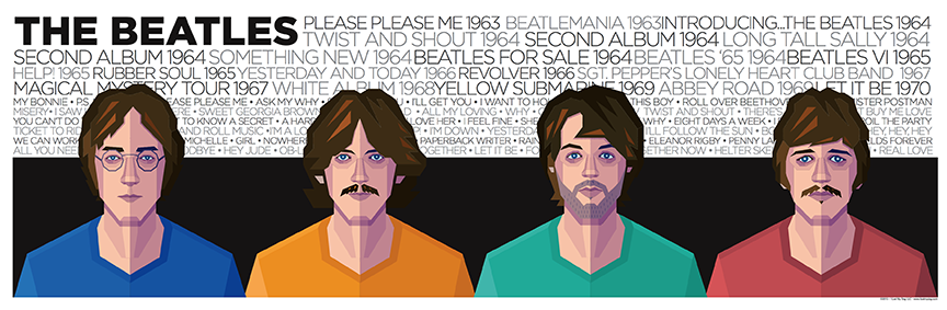 The Beatles Illustration: Artist & Icon Series