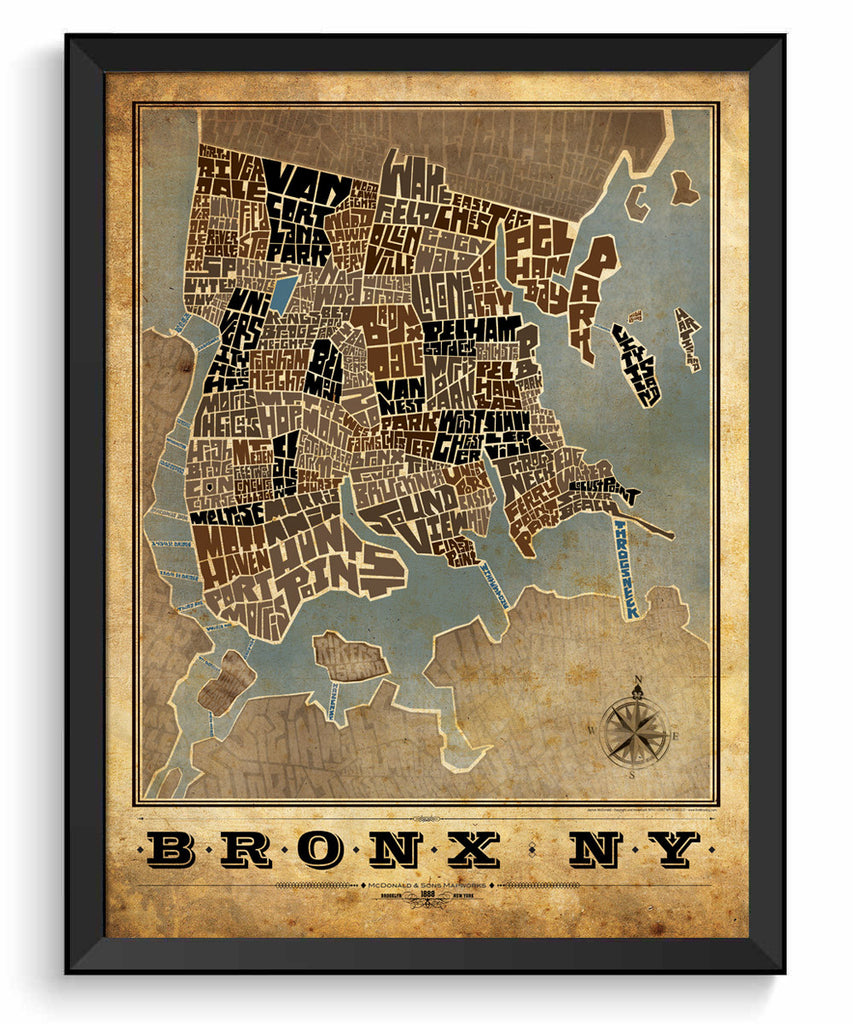 Bronx Neighborhood Type Map