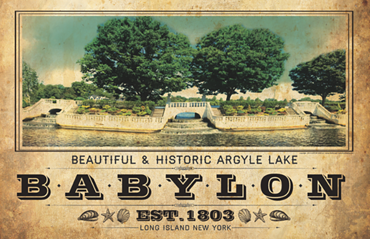 Argyle Lake, Babylon Vintage Photograph