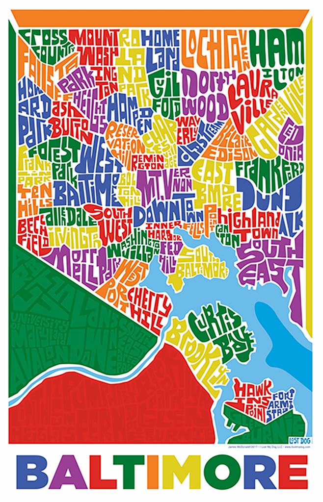 Baltimore Type Map