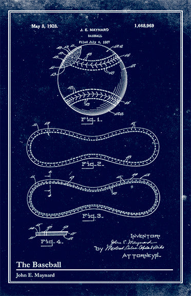 The Baseball-Patent Invention Art