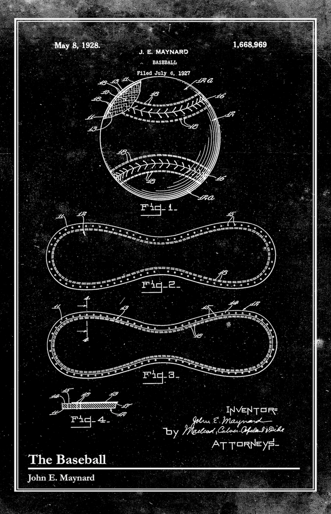 The Baseball-Patent Invention Art