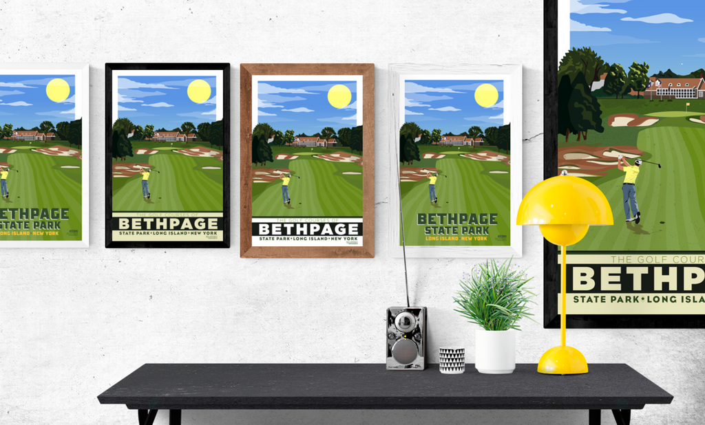 Bethpage Golf Course Illustration