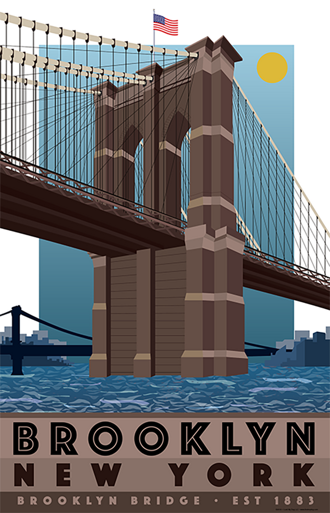 Brooklyn Bridge Illustration