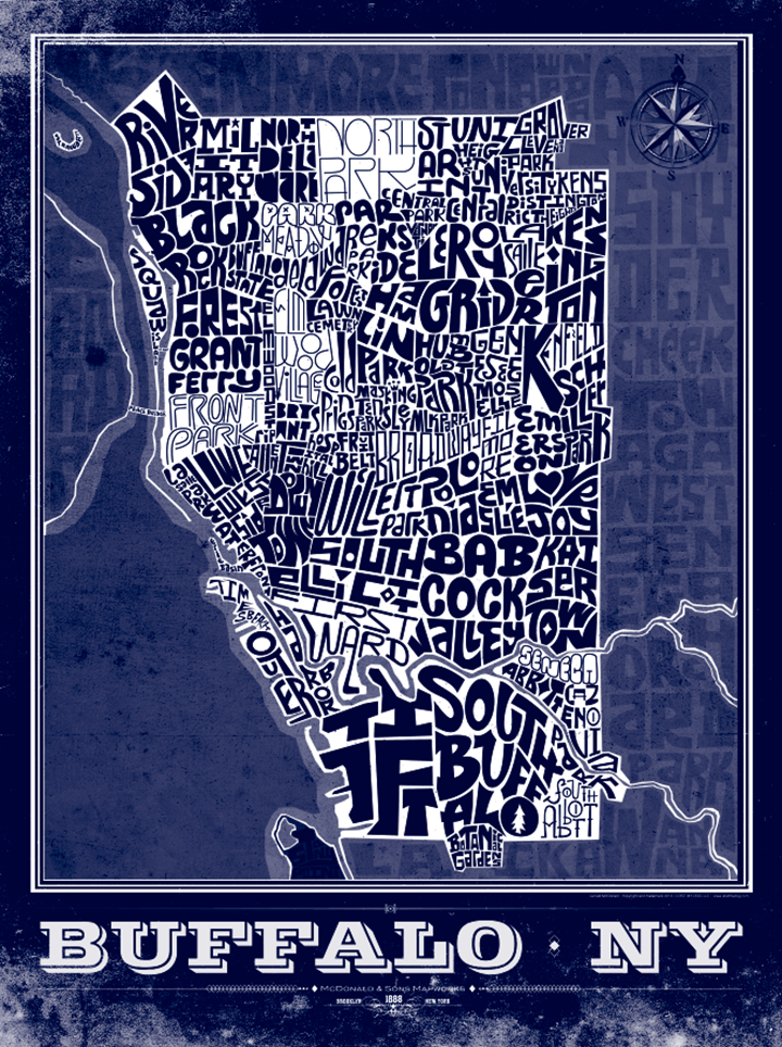 Buffalo, New York Type Map