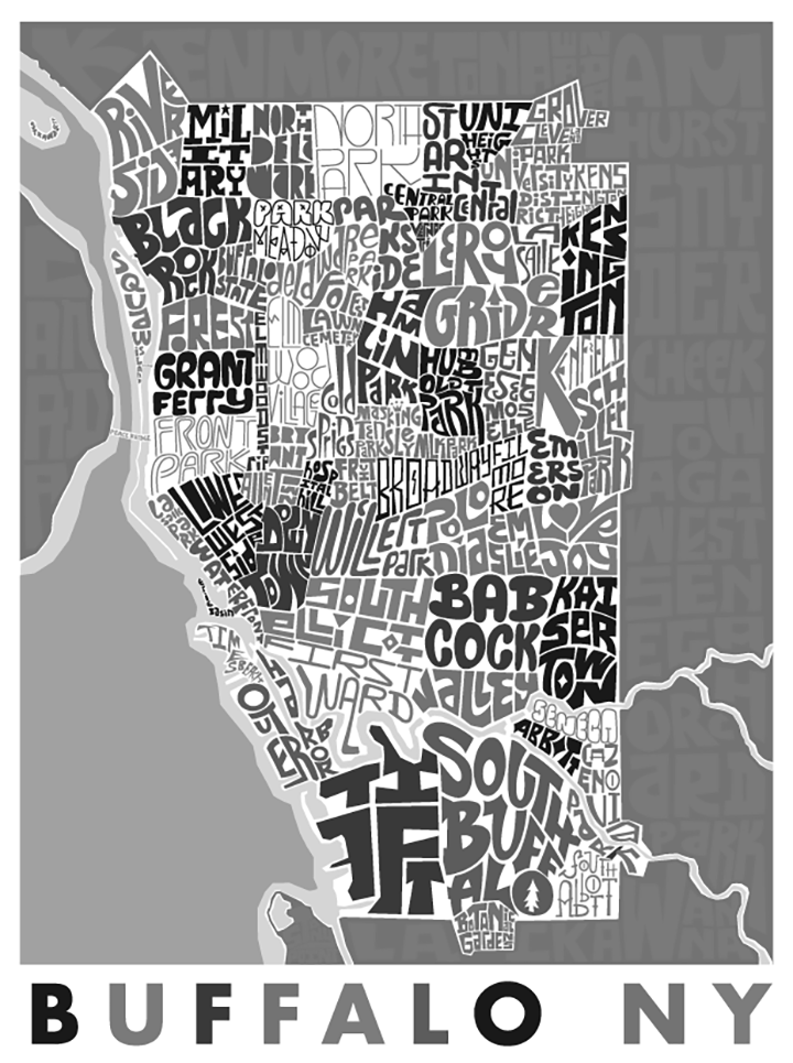 Buffalo, New York Type Map