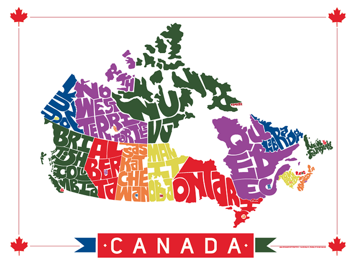 Canada Province Type Map
