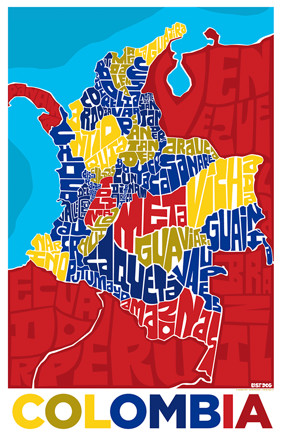 Colombia Type Map