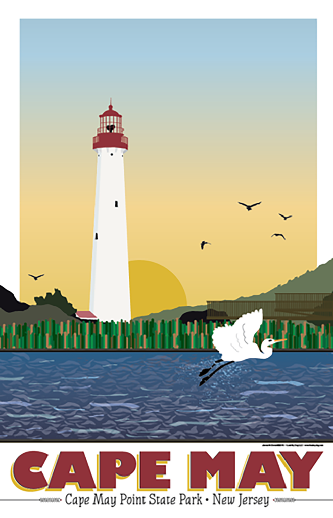Cape May Point State Park Illustration