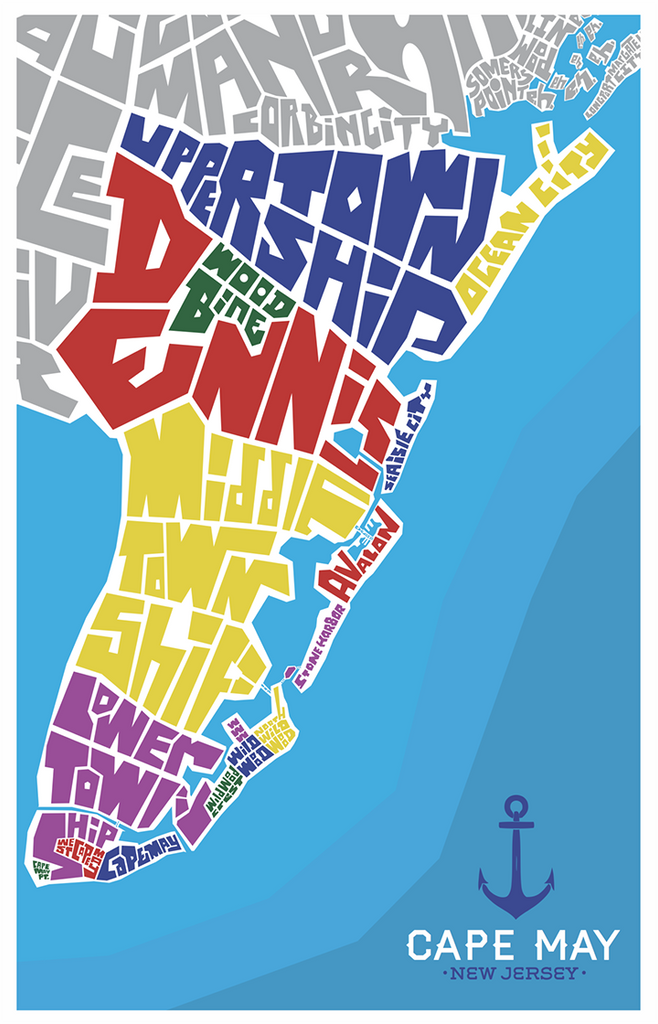 Cape May County Neighborhood Type Map