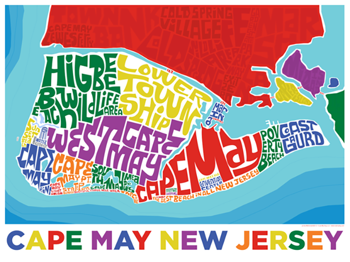 Cape May Type Map