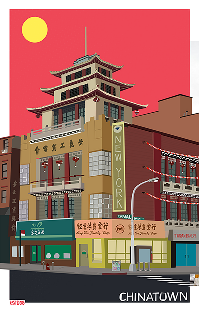 Chinatown Illustration